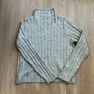 Madewell funnel neck sweater in “softest yarn”